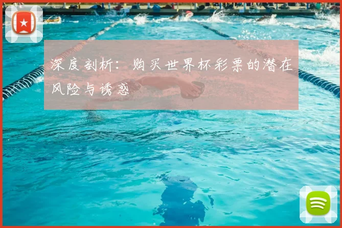 深度剖析：购买世界杯彩票的潜在风险与诱惑